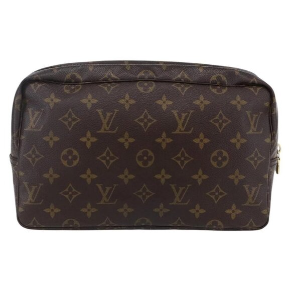 LOUIS VUITTON Monogram Trousse Toilette 28 Clutch Bag M47522 LV Auth 152029 - Picture 2 of 16